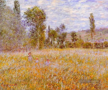  blumen - Eine Wiese Claude Monet impressionistische Blumen